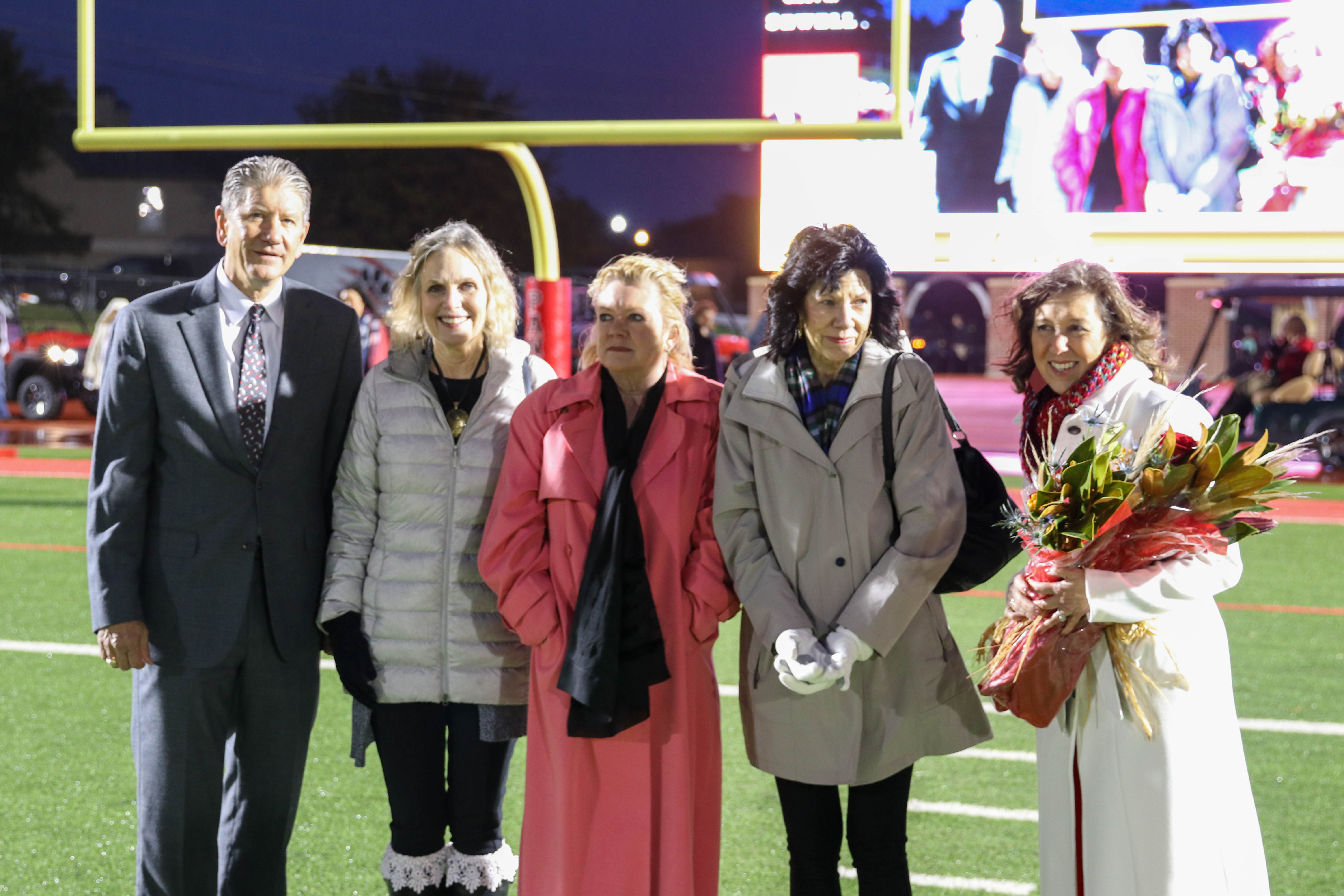 Image of those accepting Roy Stewart honor